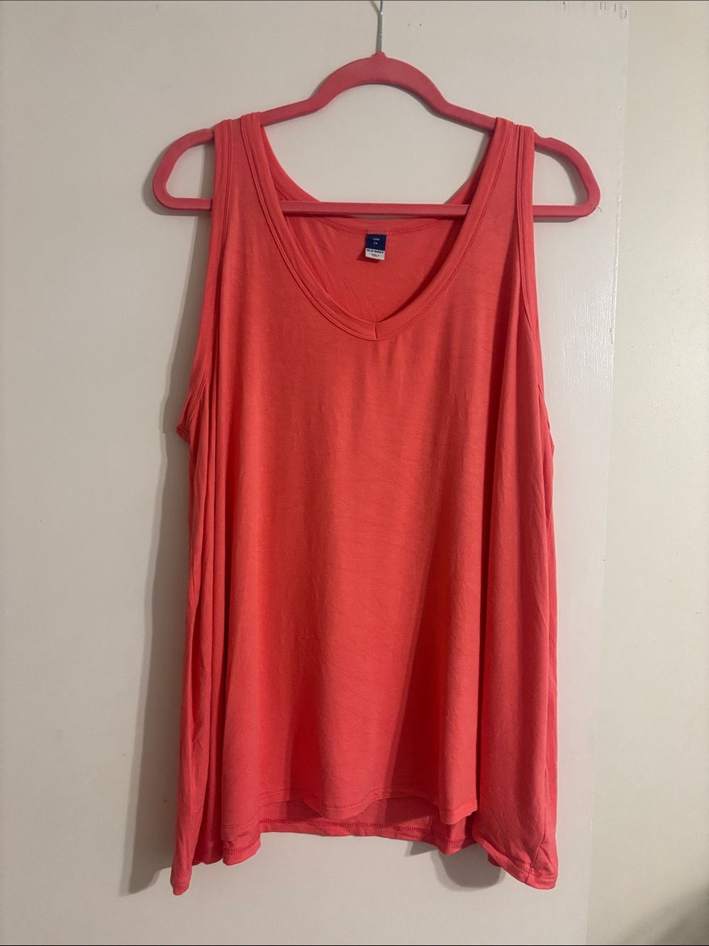 Women's Coral Sleeveless Tank Top